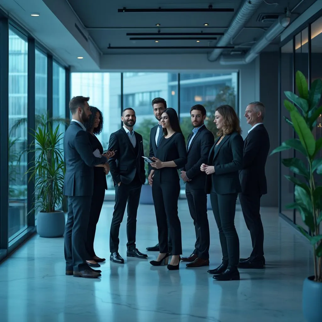 Equipo de ConsultPro en oficina